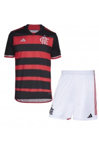 Flamengo Babytruitje Thuis tenue Kind 2024-25 Korte Mouw (+ Korte broeken)